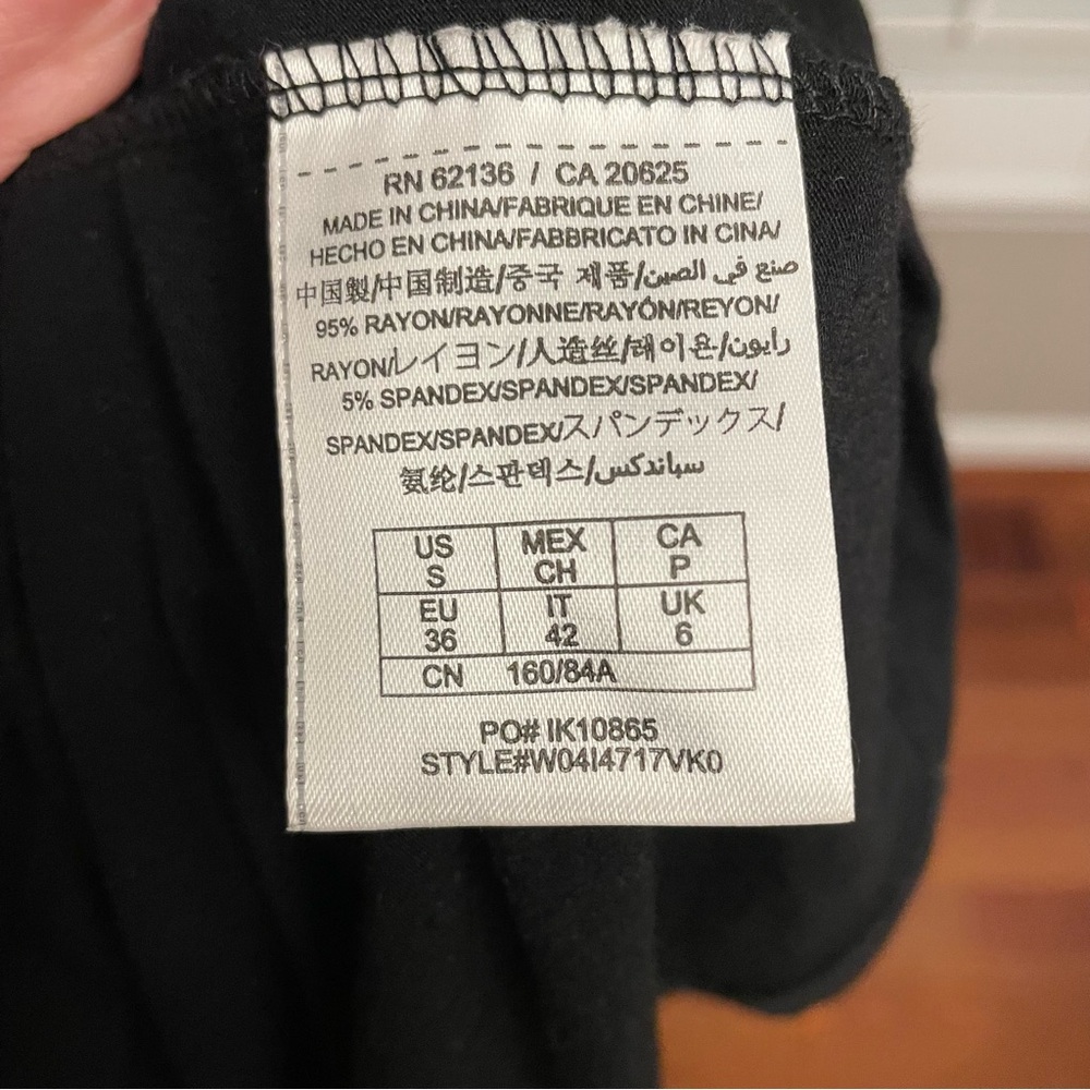 Guess Black and White Patterned Short Sleeve Tee - Picture 3 of 7